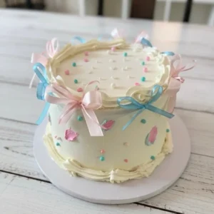 Torta con decoración de sueños